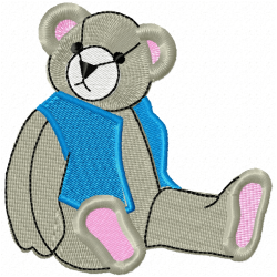 Teddy Embroidery Design 11 Teddy Embroidery Design 11